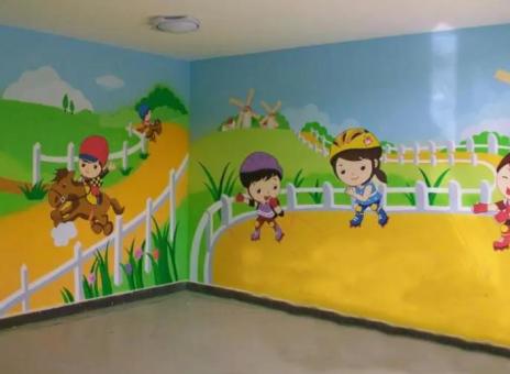 邵原幼儿园墙体彩绘制作流程及注意事项