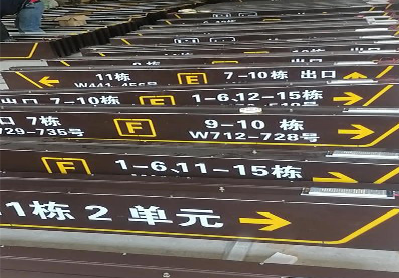 邵原广告标识中，常见的几种安装方式。