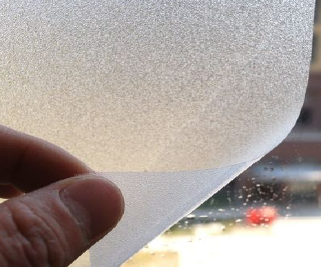 邵原玻璃门外面粘广告用什么材料好？